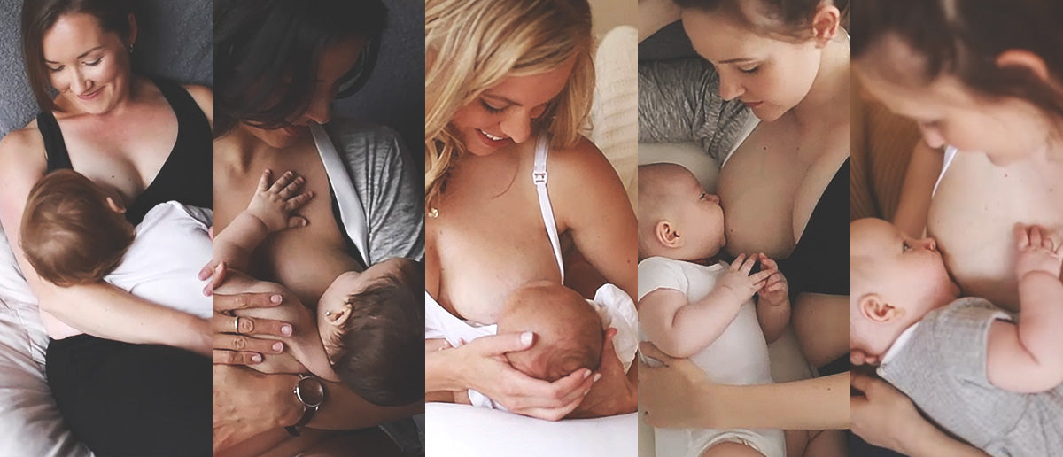 Common breastfeeding positions