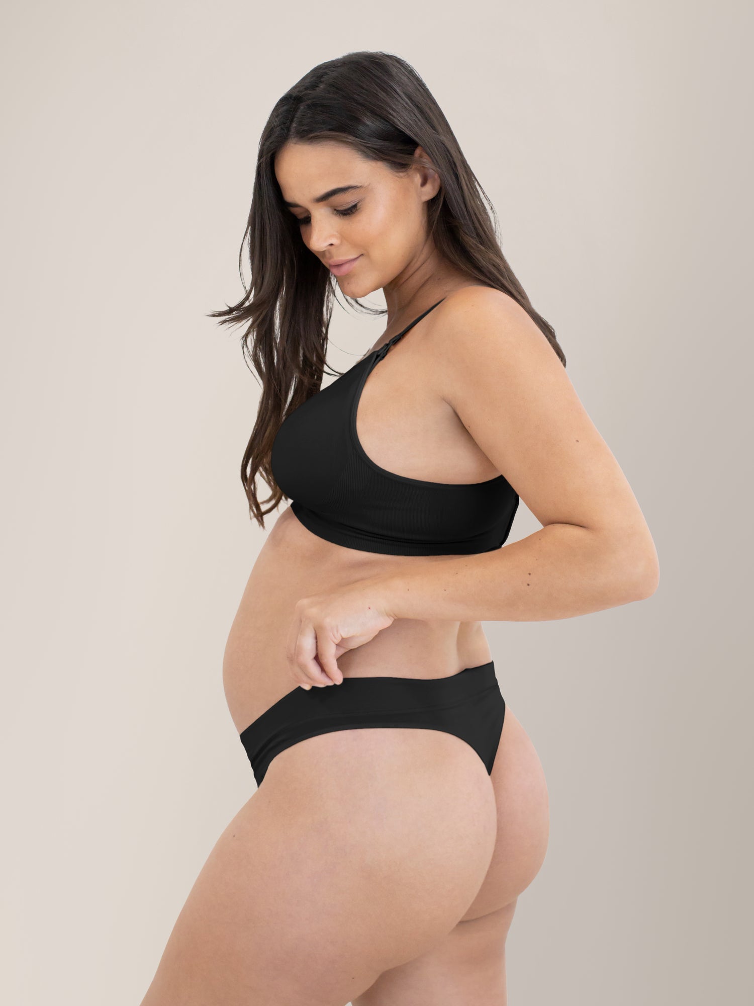 Maternity Seamless Over The Bump Thong
