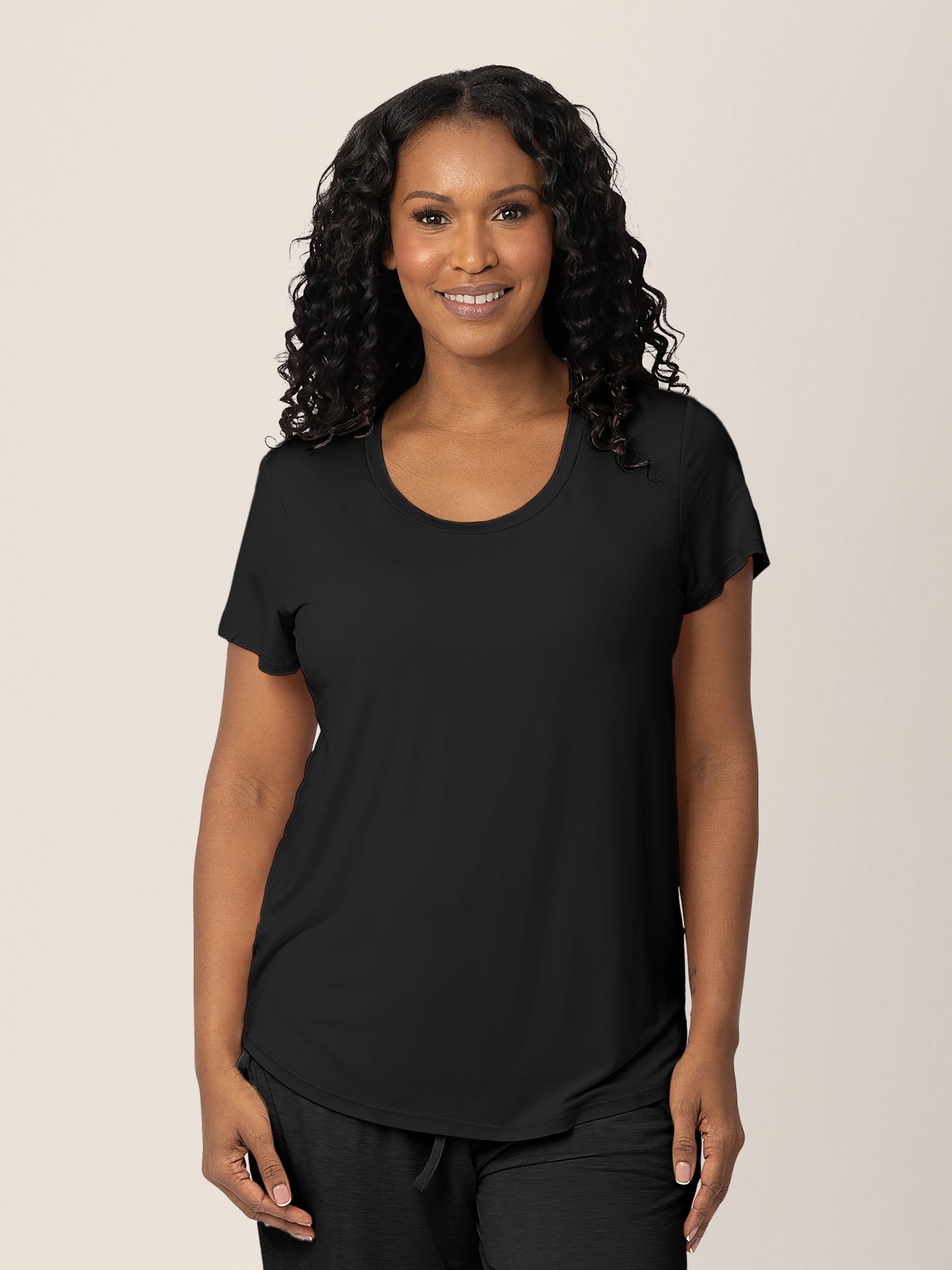 Maternity Nursing T-Shirt Bra - Black (36B)