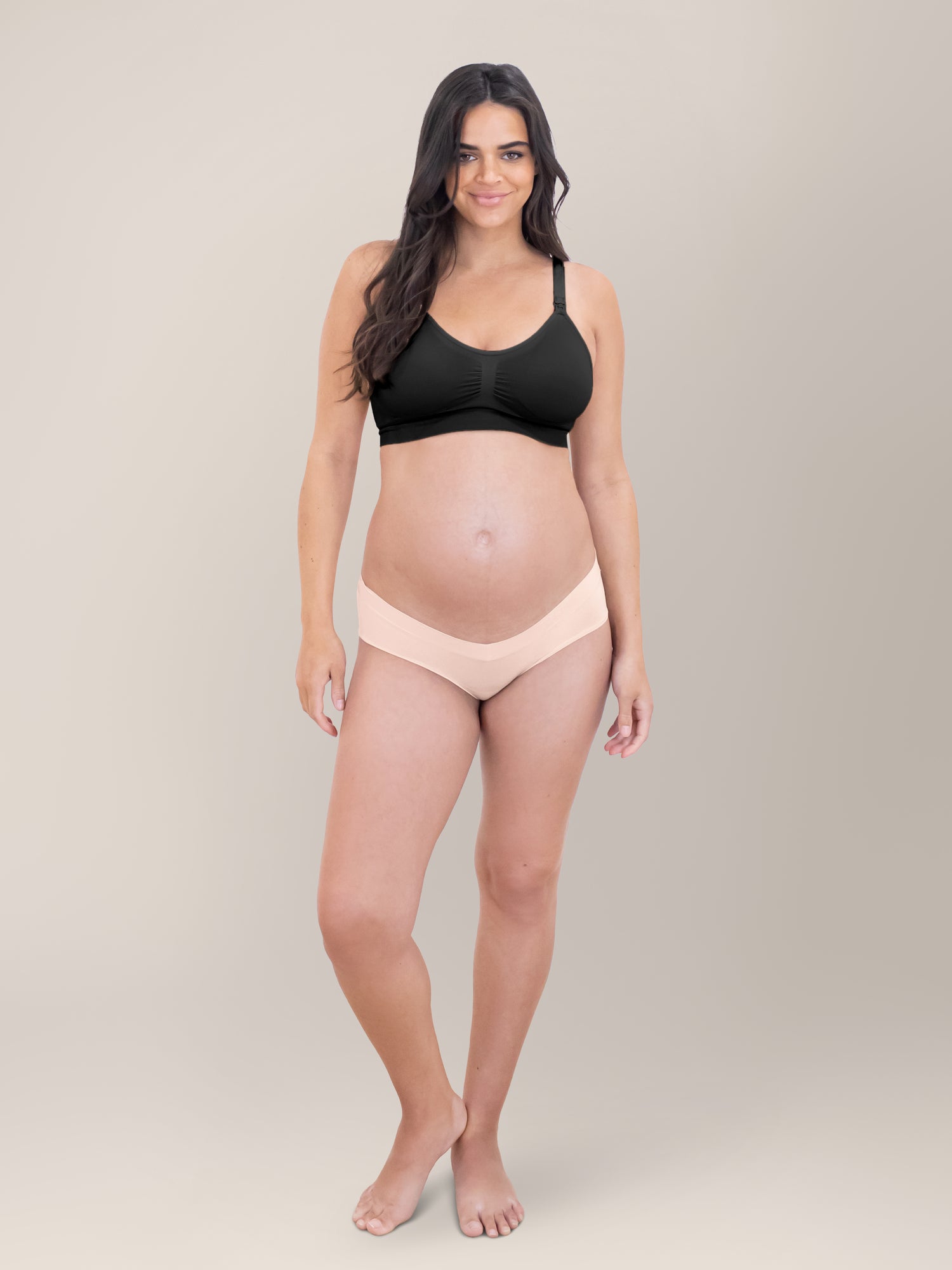 Buy Kindred Bravely Bamboo Maternity Hipster Panties  2 Pack Maternity  Underwear Under The Bump, Neutrals, Large-X-Large at