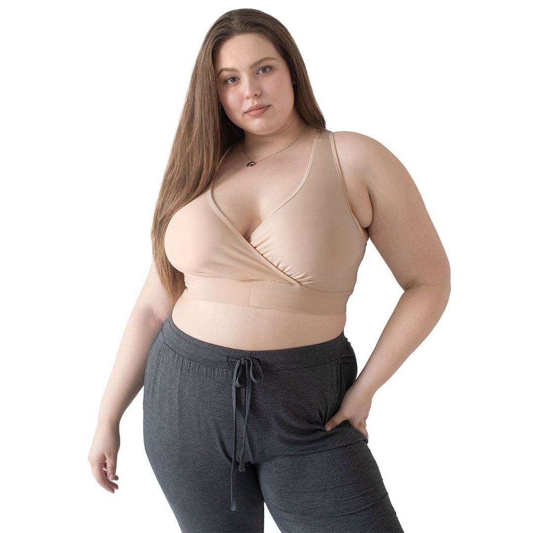 Buy French Terry Racerback Busty Nursing Bra for E, F, G, H, I Cup   Maternity Bra for feeding (Beige, X-Large-Busty) Online at desertcartINDIA