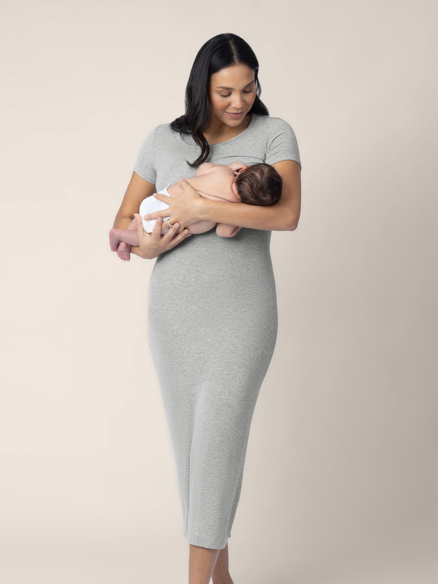 Olivia 2 in 1 Maternity Nursing Sleeveless Nightgown