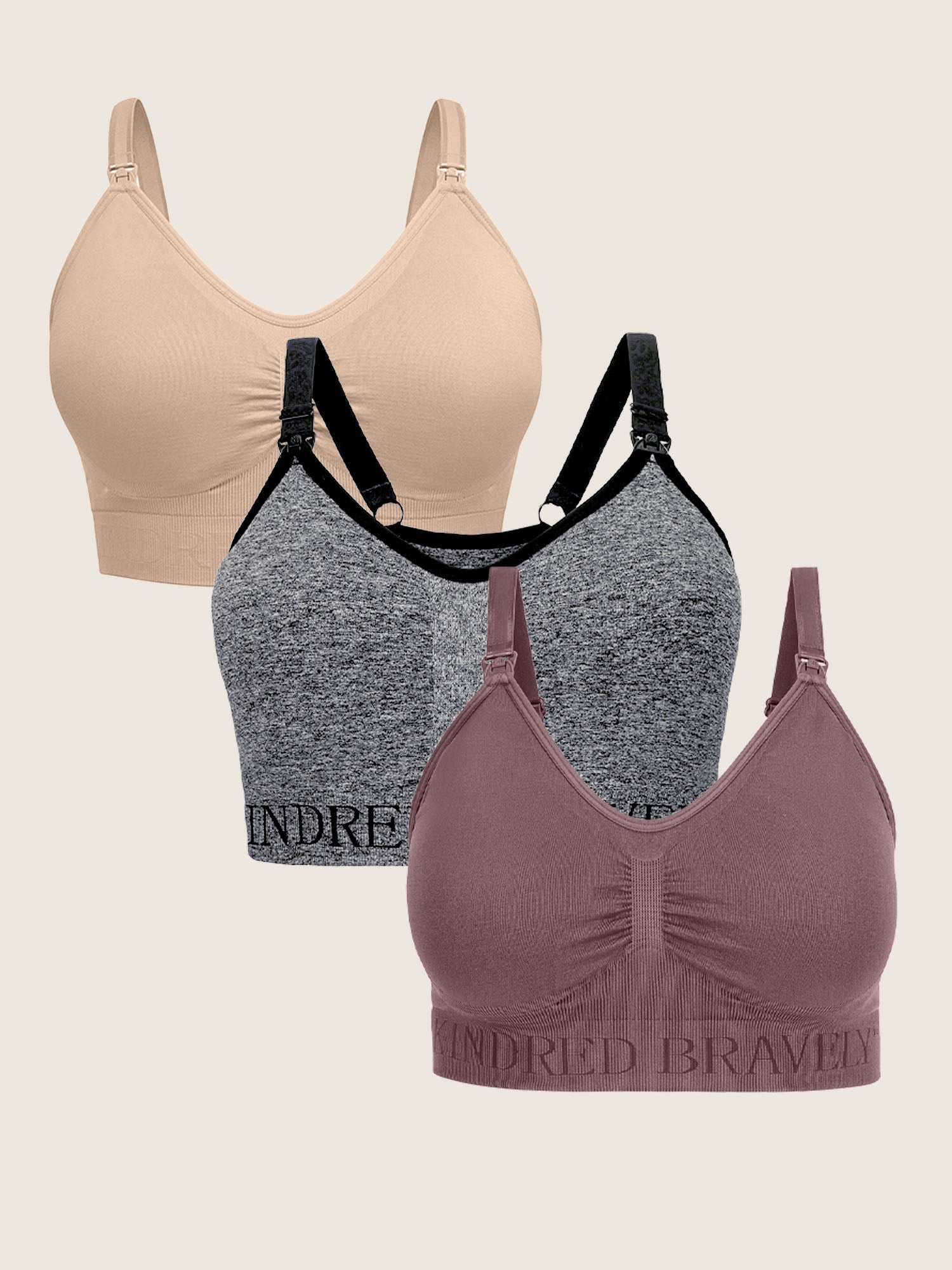Pack of 2 seamless nursing bras - Maternity - Underwear - CLOTHING - Woman  