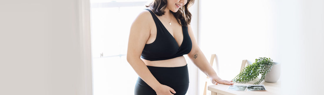 Medela Keep Cool™ Night Black pregnancy and nursing bra night