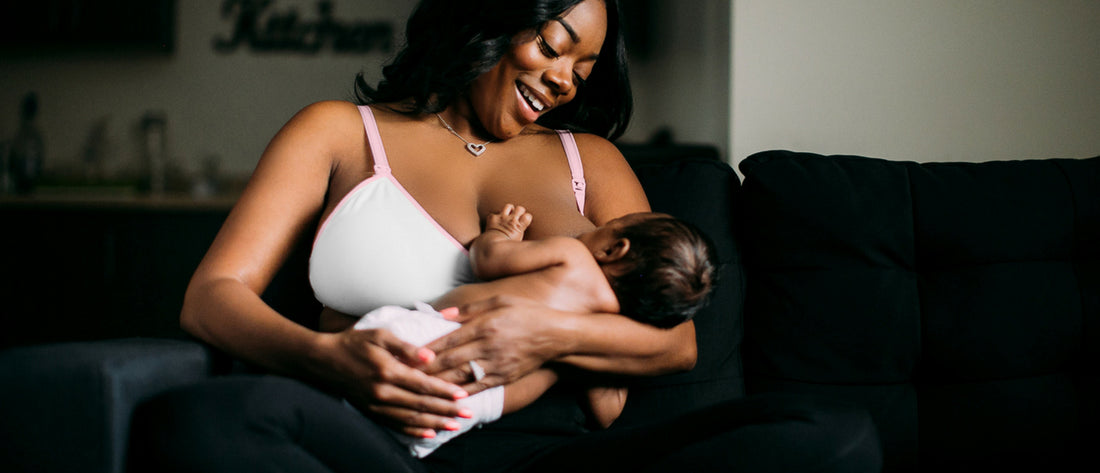 Bra for Breastfeeding Mothers - Black