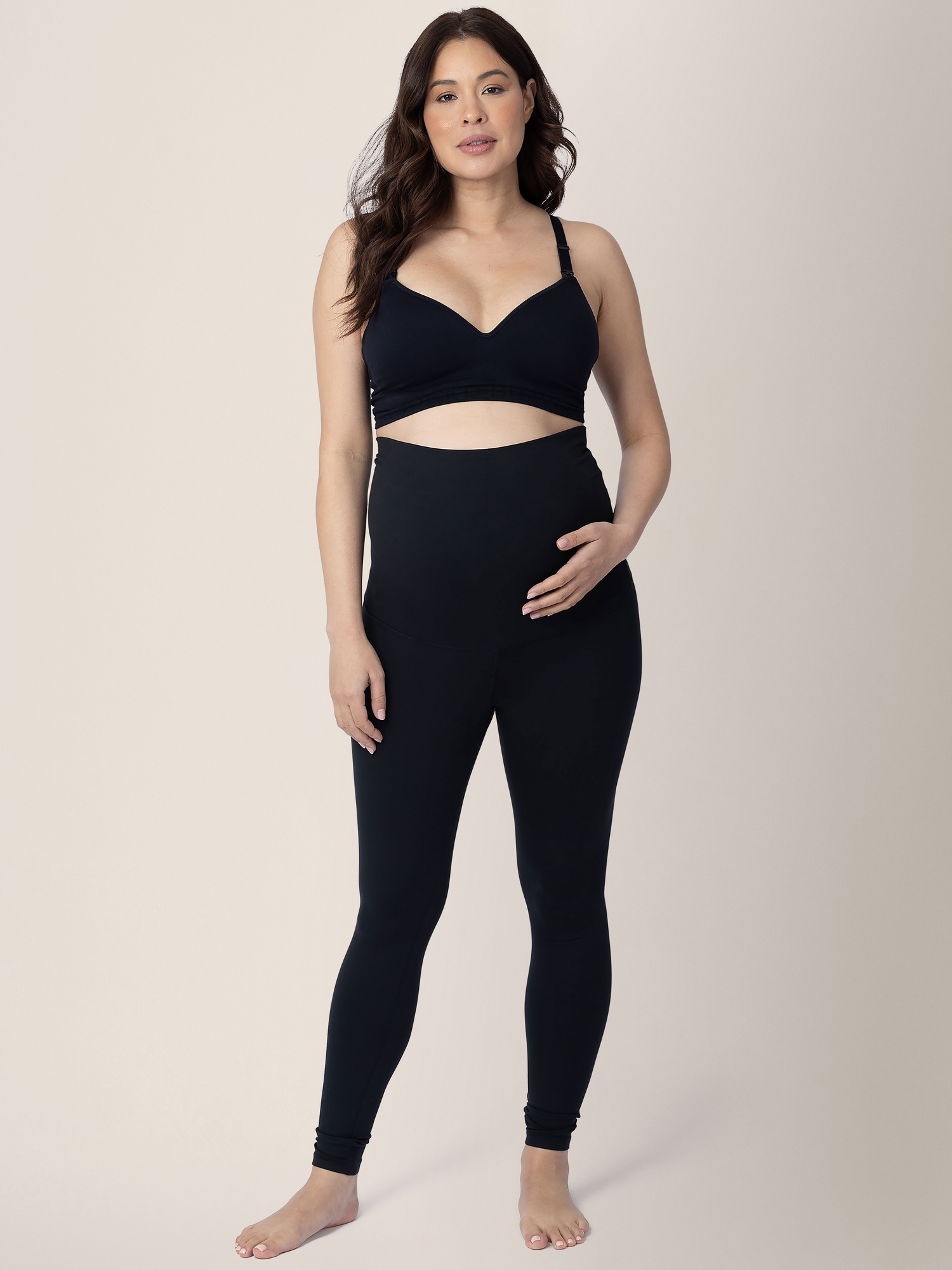 Buy Lovely Mom's Cotton Stretchable Maternity Leggings for Women's Pregnancy, Over  The Belly, Stretchable Maternity Pants for Pre & Post Pregnancy