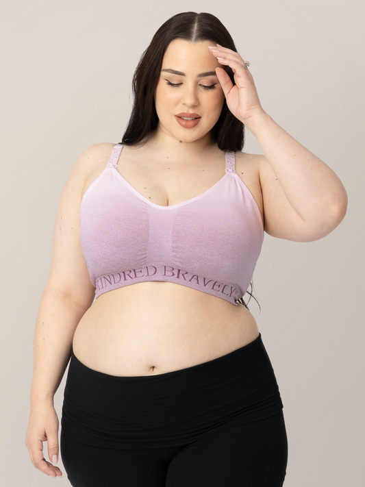 Kindred Bravely Women's Sublime Pumping + Nursing Hands Free Bra - Pink  Heather XL-Busty
