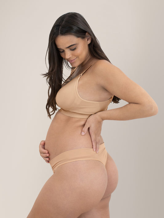 Women's Maternity High Waist Underwear Over Bump Pregnancy Postpartum Underwear  Panties Seamless Soft Maternity Panties, Grey+green+yellow, Large :  : Clothing, Shoes & Accessories