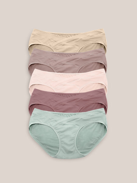 Under-the-Bump Maternity Bikini Underwear - Neutral – Close to the Heart