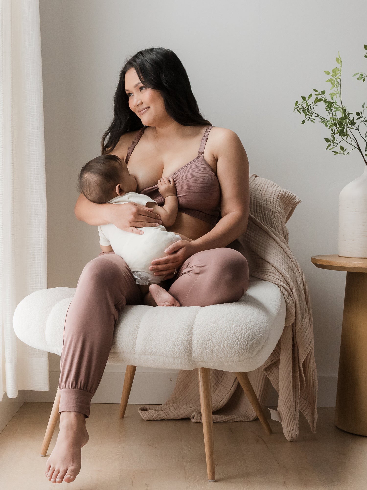 Kindred Bravely Simply Sublime Seamless Nursing Bra For Breastfeeding -  Twilight, Medium-Busty