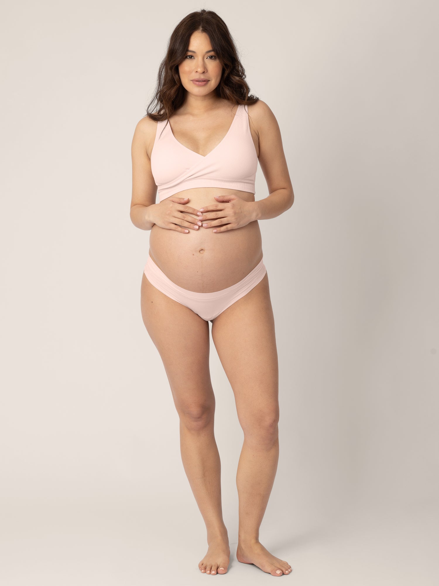 Kindred Bravely Grow With Me Maternity + Postpartum Thong - Light Pink Xl :  Target