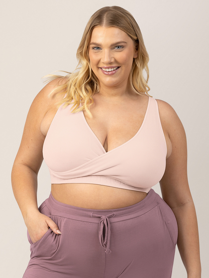 Waffles Underwire Nursing Bra in Soft Pink – Bustin' Out Boutique