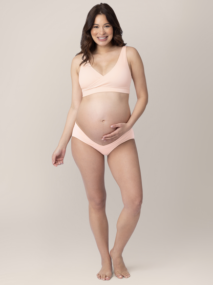 Angelhood 5 Pack Nursing Bras and 5 Pack Maternity Underwear Seamless  Bundle at  Women's Clothing store