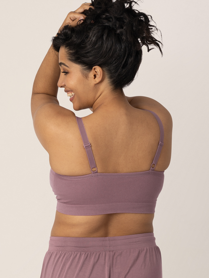 Kindred Bravely  Nursing & Pumping Bras on Instagram: Really get into  itbetter sleep, that is😉 Pump, sleep, repeat in our Sublime® Bamboo  Hands-Free Pumping Lounge & Sleep Bra—the softest style made