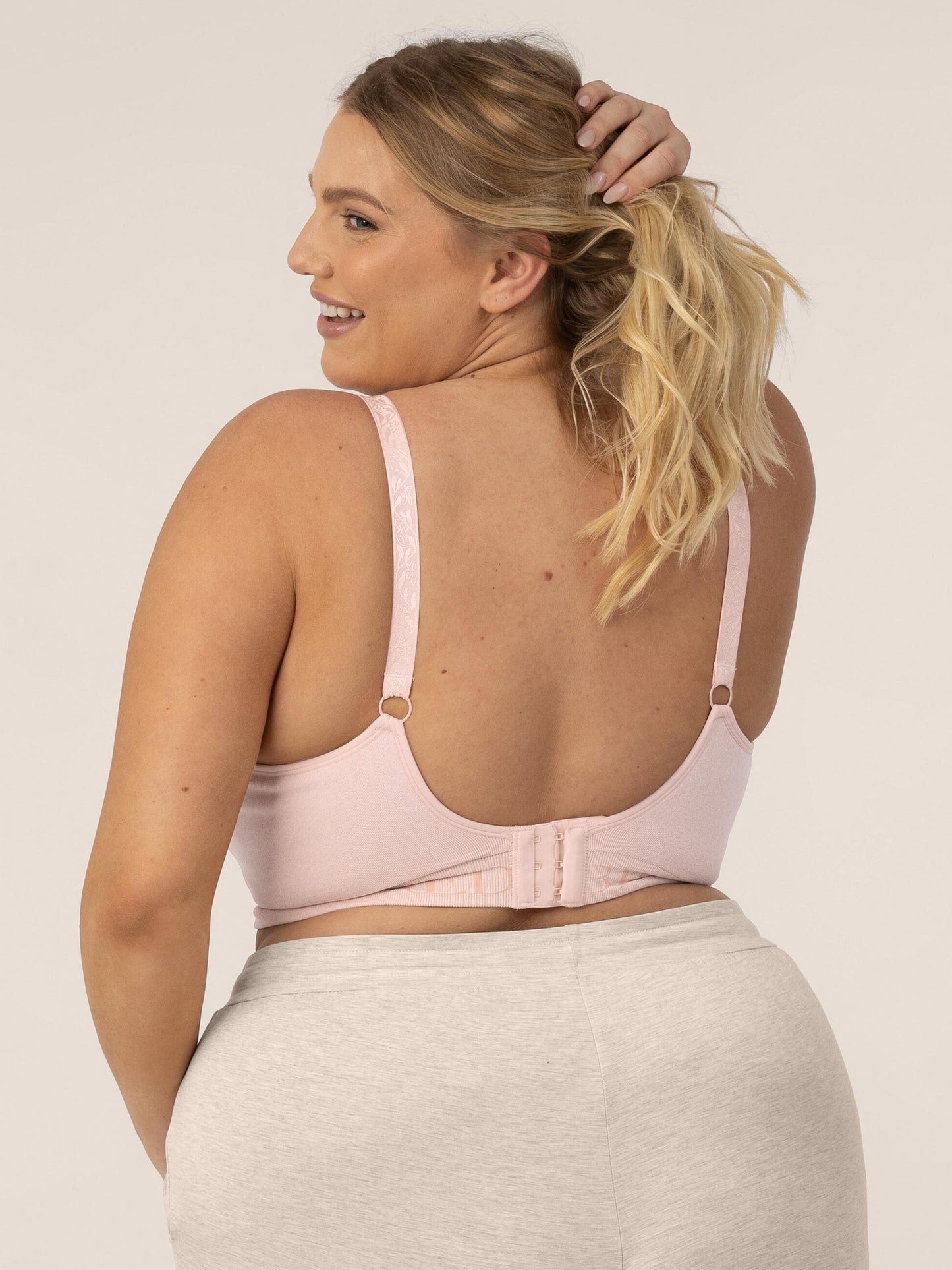 The Sublime® Hands-Free Nursing & Pumping Bra, Pink Heather – Kindred  Bravely in 2023