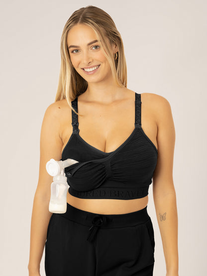 Kindred Bravely 2-Pack Hands Free Pumping Bra & Sleep Pumping Bra Bundle  (Black, X-Large-Busty) at  Women's Clothing store