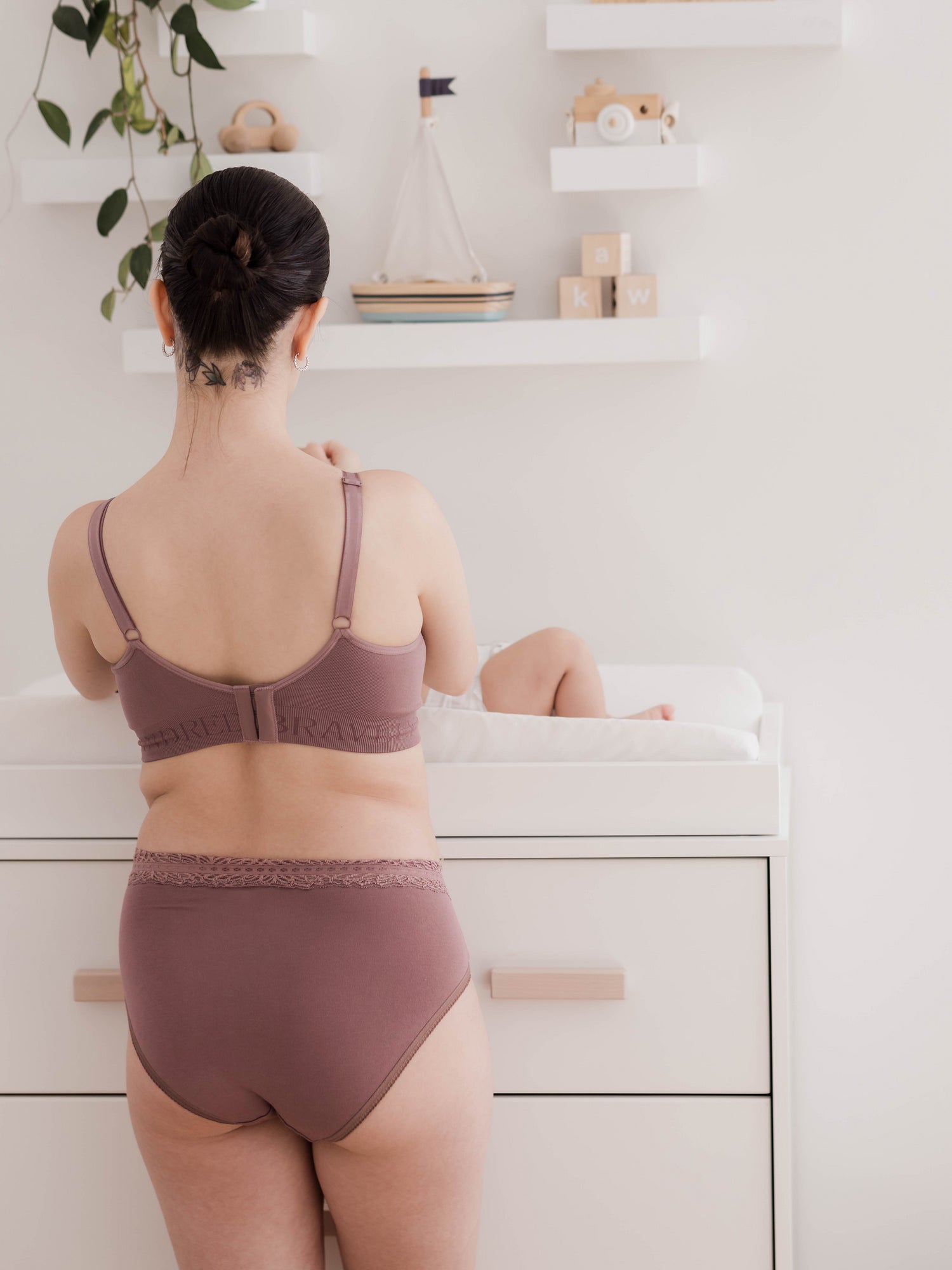 High Waisted Postpartum Underwear Pack Dusty Hues Kindred Bravely