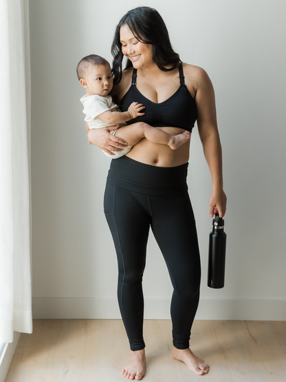 Kindred Bravely Sublime Hands Free Sports Pumping Bra | Patented All-in-One  Pumping & Nursing Sports Bra