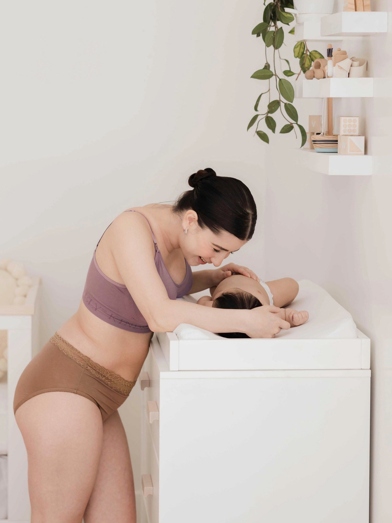 High Waisted Postpartum Underwear Pack Dusty Hues Kindred Bravely