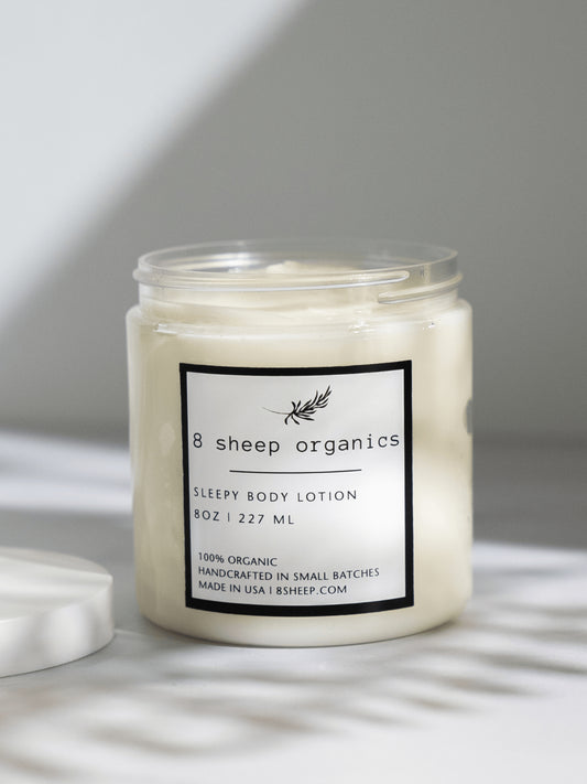 8 Sheep Organics - Organic Sleepy Body Lotion | Kindred Bravely