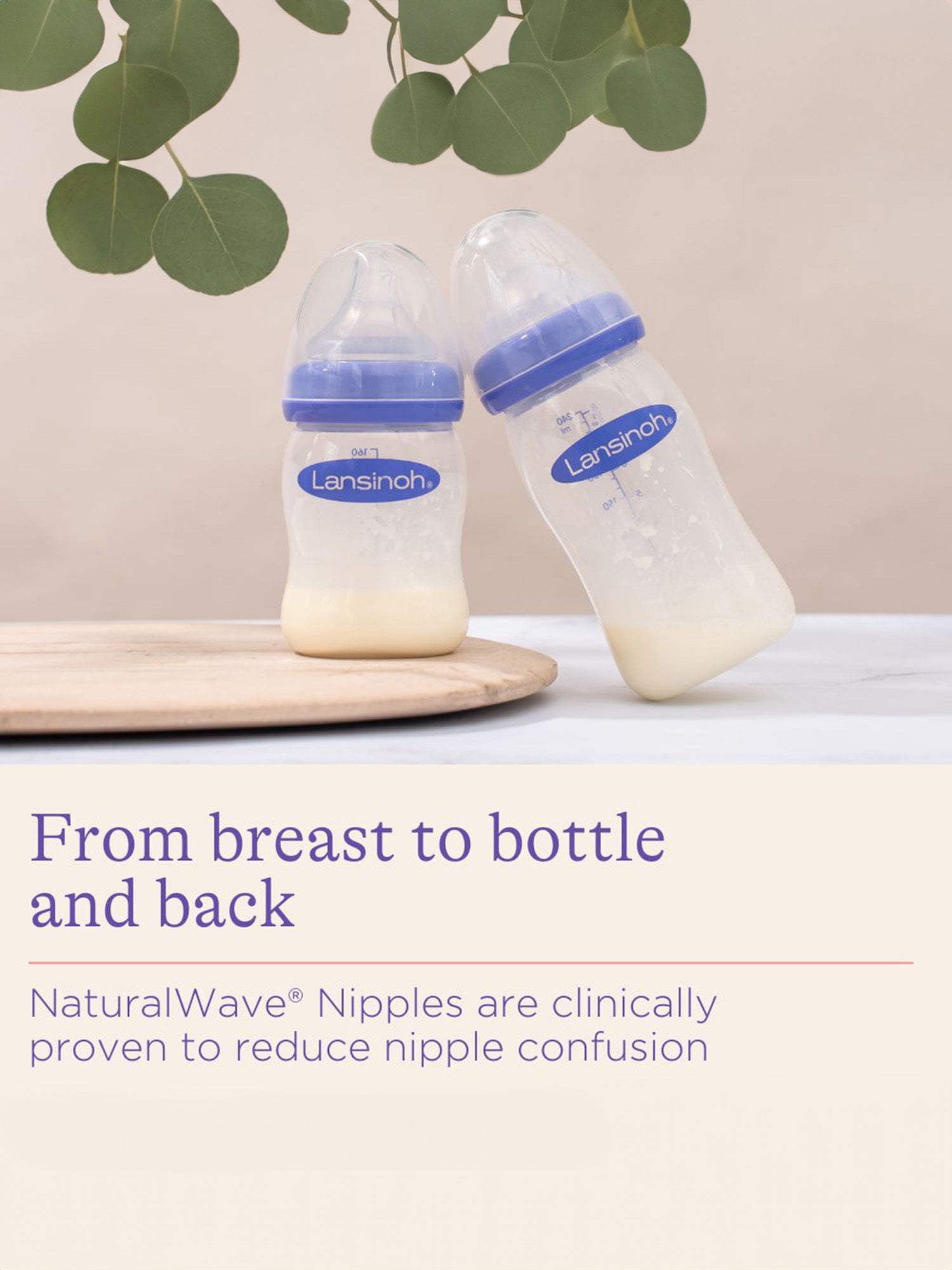 Lansinoh Breastfeeding Bottles 5oz noting benefit | Kindred Bravely