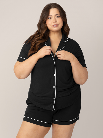 Clea Bamboo Classic Short Sleeve Pajama Set