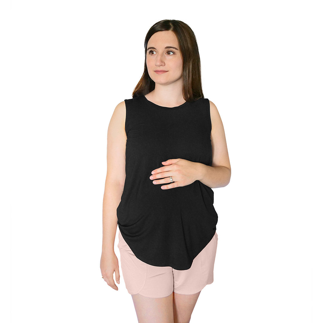 Kindred Bravely Ribbed Bamboo Maternity Crew Neck T-shirt – Pickles &  Littles Maternity Boutique