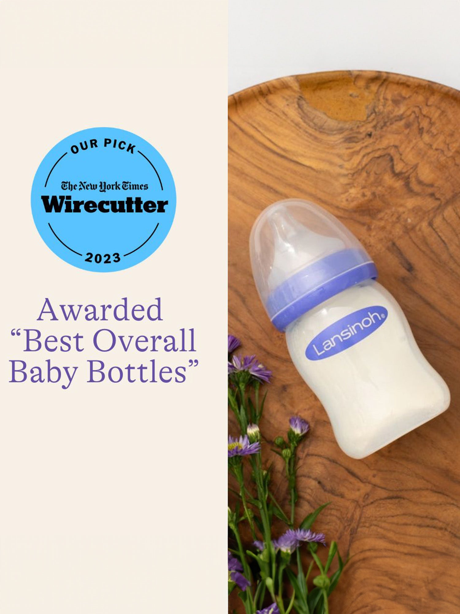 Lansinoh Breastfeeding Bottles 5oz noting award | Kindred Bravely