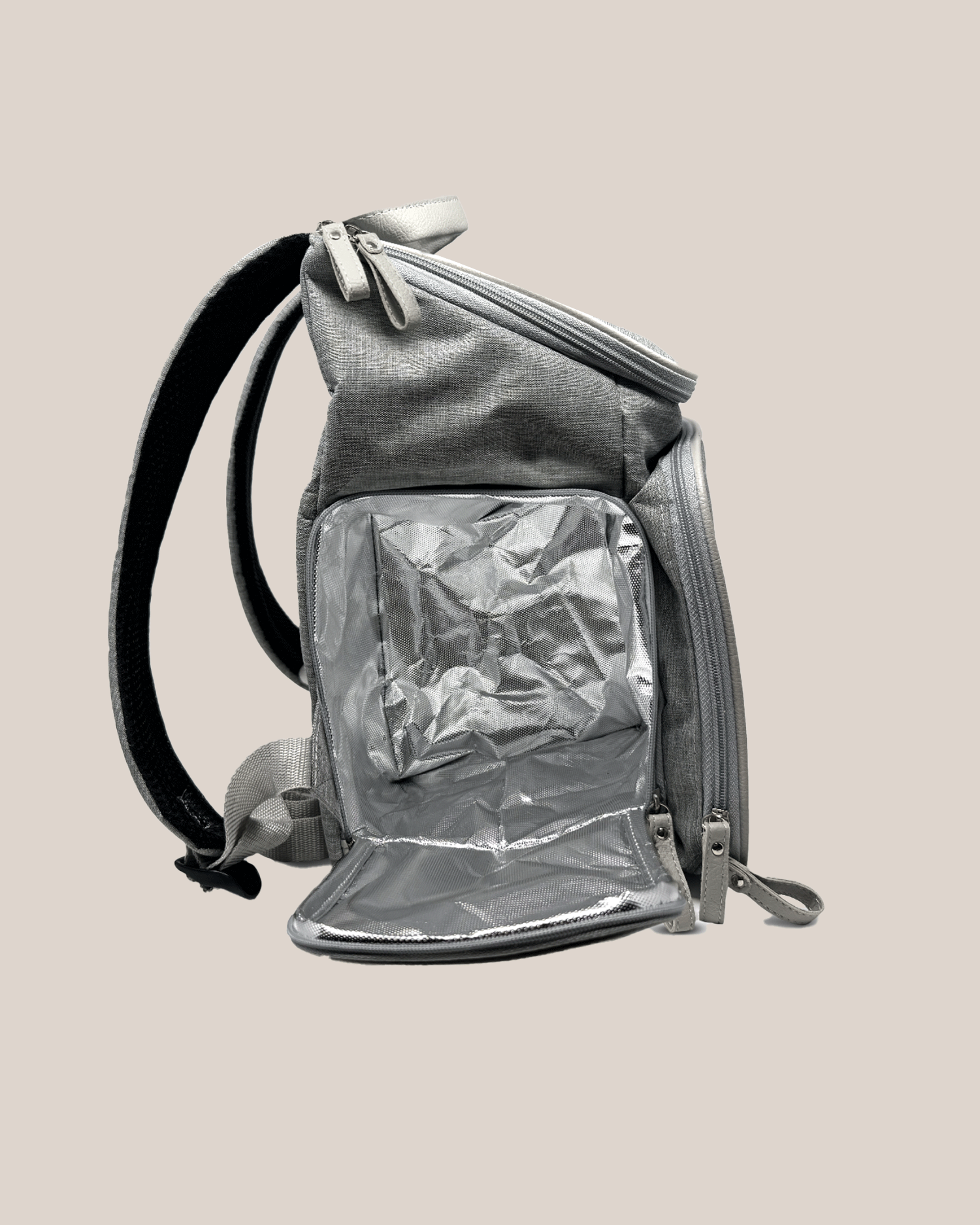 Cimilre - Journey Breast Pump Backpack side open| Kindred Bravely