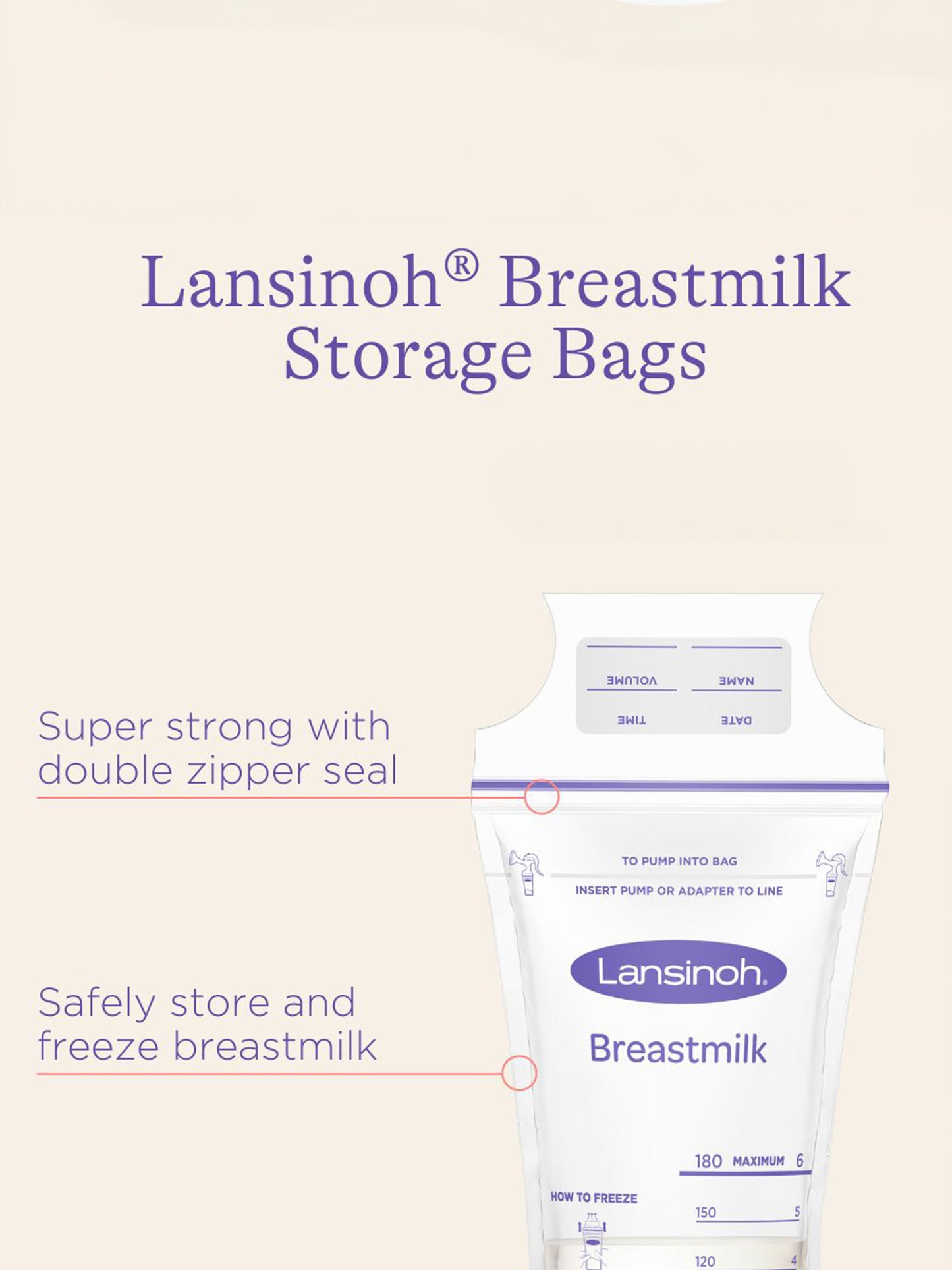 Lansinoh Breastmilk Storage Bags | Kindred Bravely