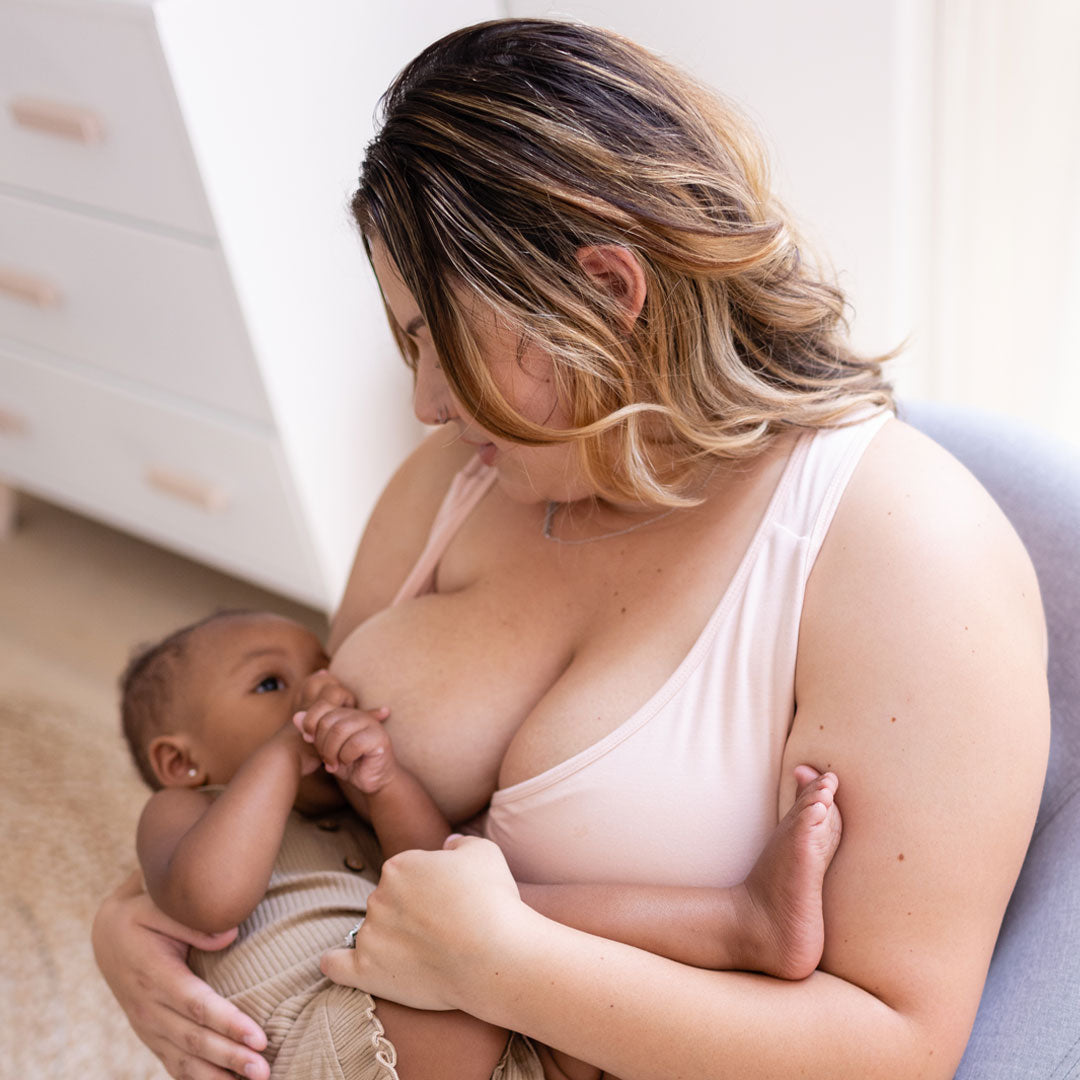Buy French Terry Racerback Busty Nursing Bra for E, F, G, H, I Cup   Maternity Bra for feeding (Beige, X-Large-Busty) Online at desertcartINDIA