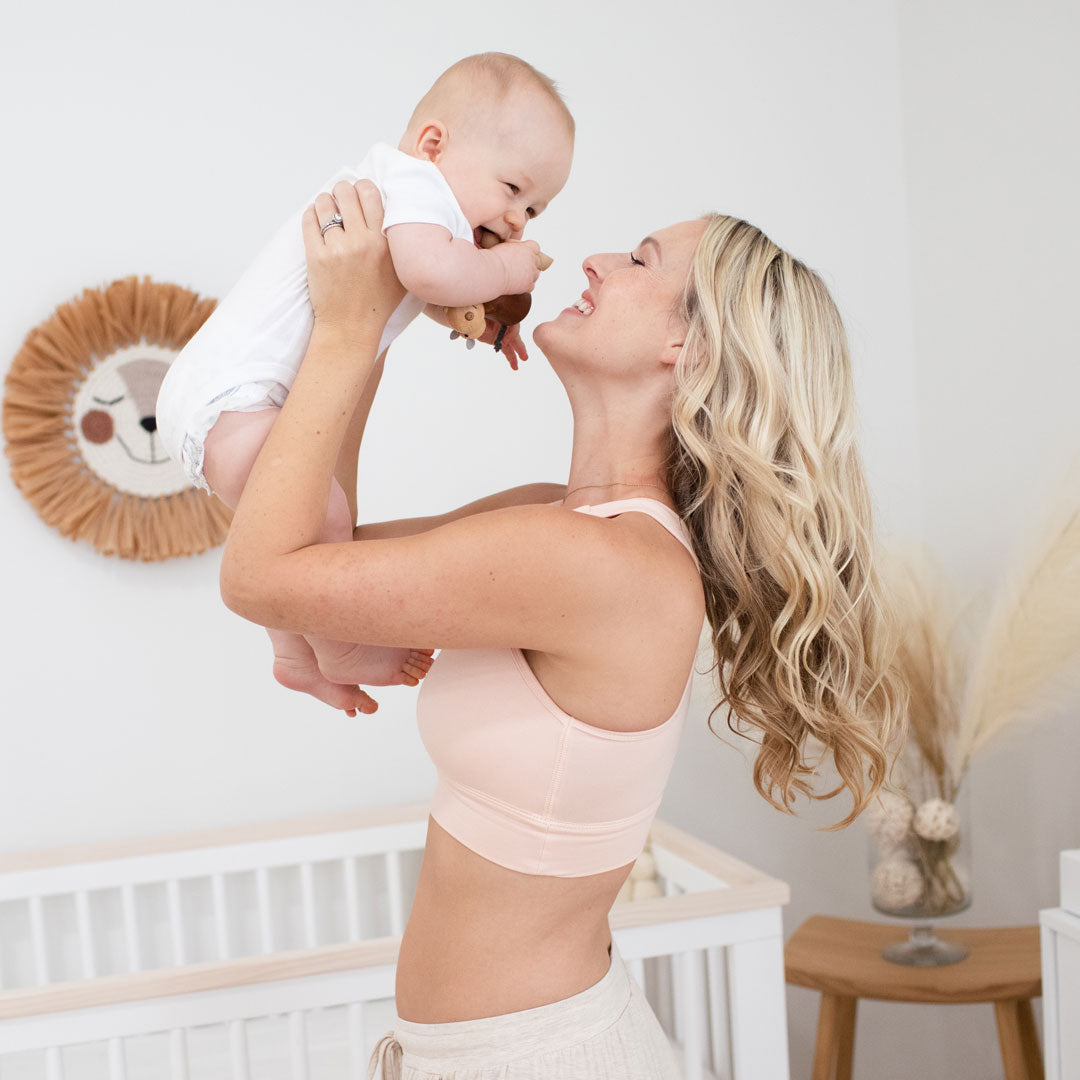 Best Breastfeeding Bra - French Terry Racerback Softest & Most Comfortable  Nursing & Sleep Bra 