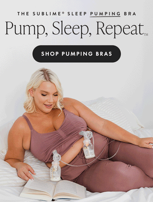 Sublime® Bamboo Hands-Free Pumping Lounge & Sleep Bra