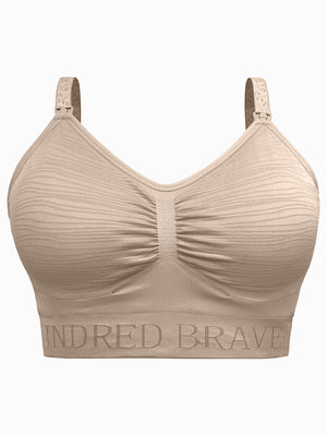 Sublime® Hands-Free Pumping & Nursing Bra | Beige - Kindred Bravely