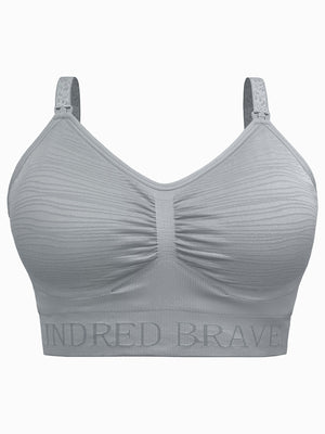 Sublime® Hands-Free Pumping & Nursing Bra | Grey - Kindred Bravely