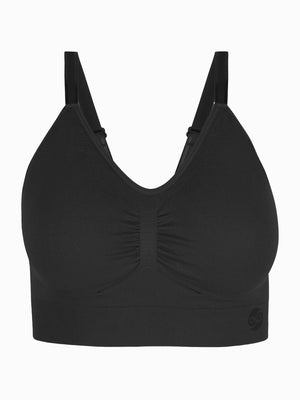 Nellie Sublime® Wireless Bra | Black - Kindred Bravely