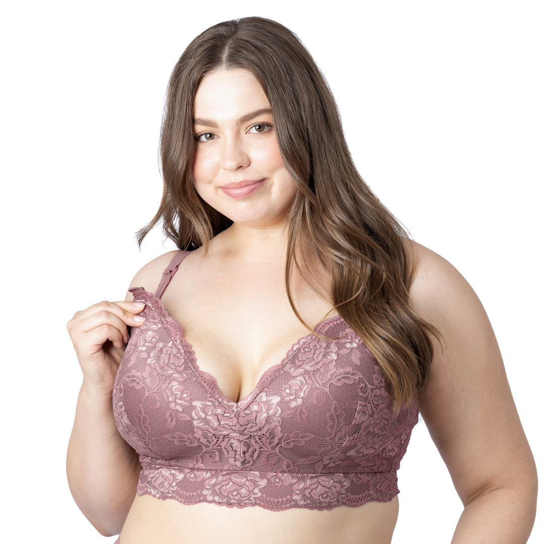 Lace nursing shop bra