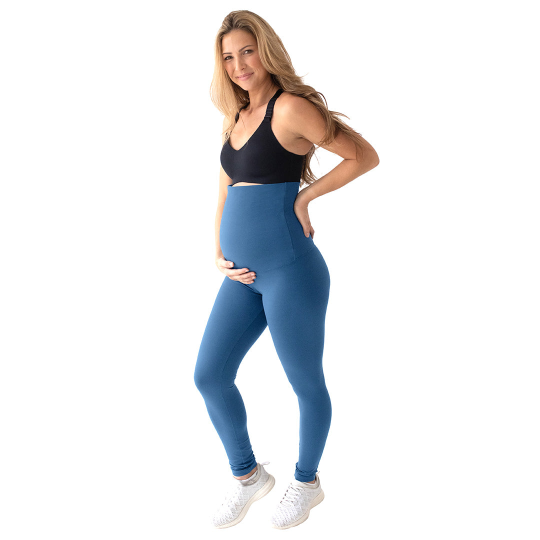 High-quality high-waisted maternity leggings, maternity tummy control, postpartum  leggings, body shaping fitness yoga pants - Pleasure hub