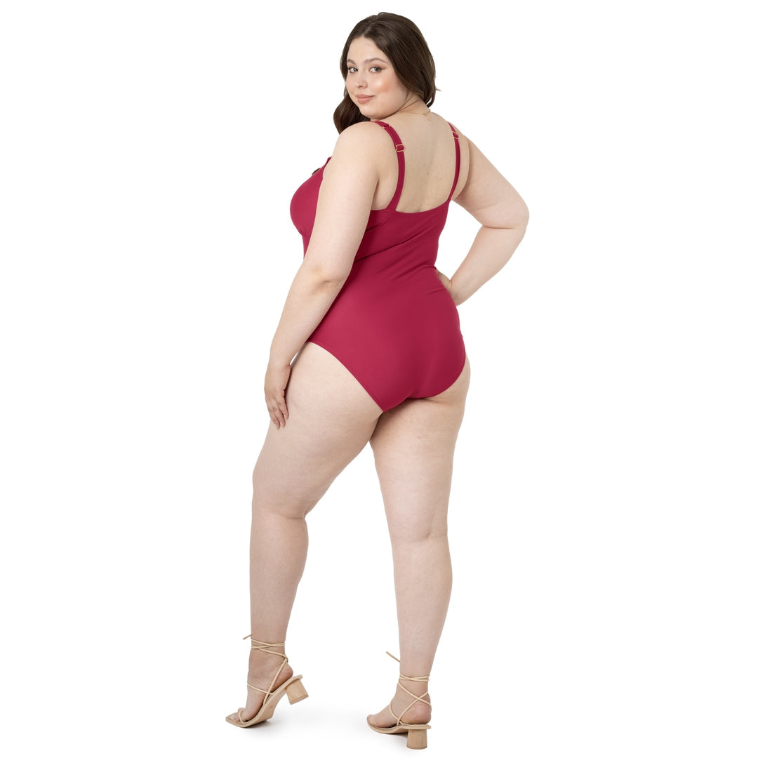 Cassidy Nursing Swimsuit One Piece (Dragon Fruit) – Sweat and Milk LLC