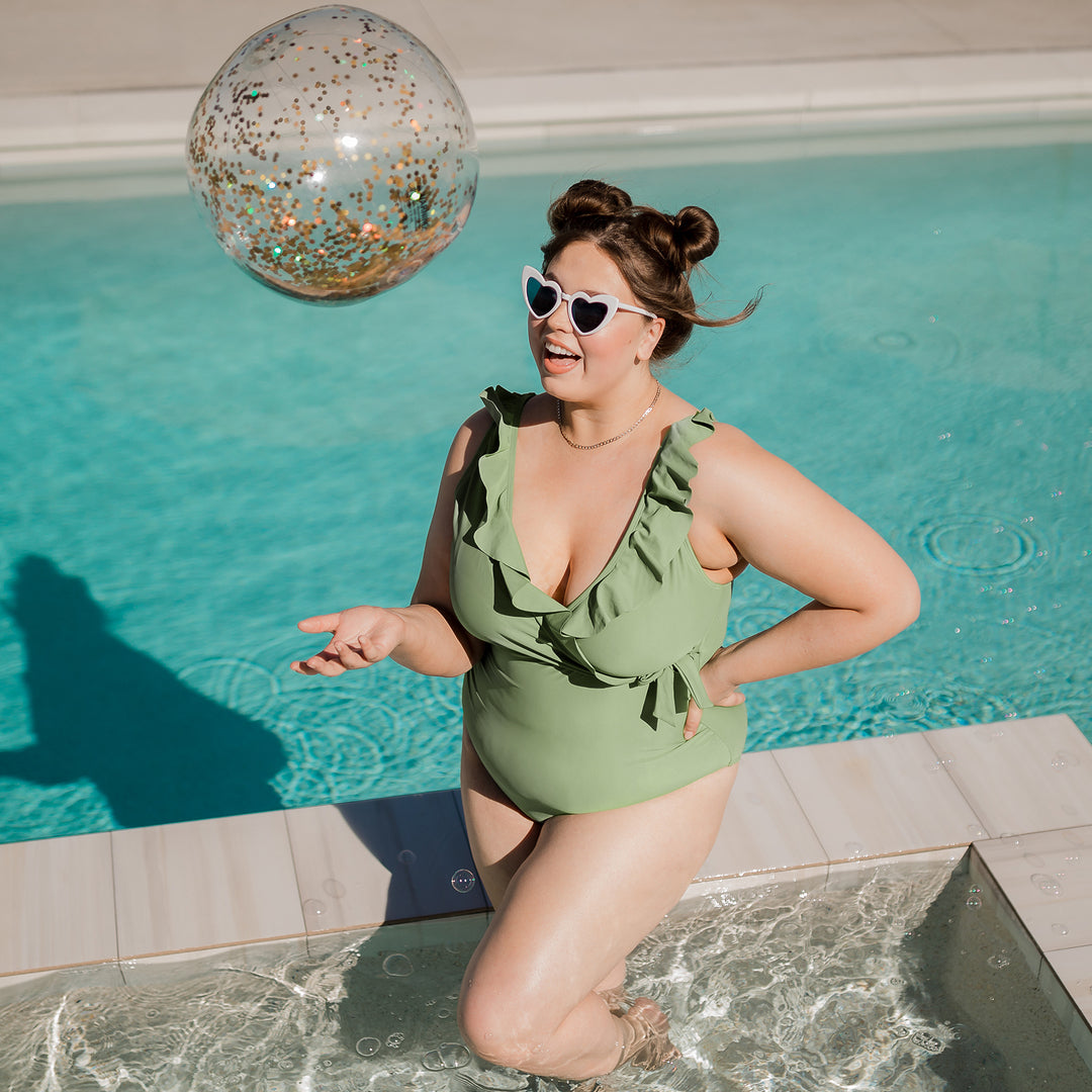 Plus size best sale nursing swimwear