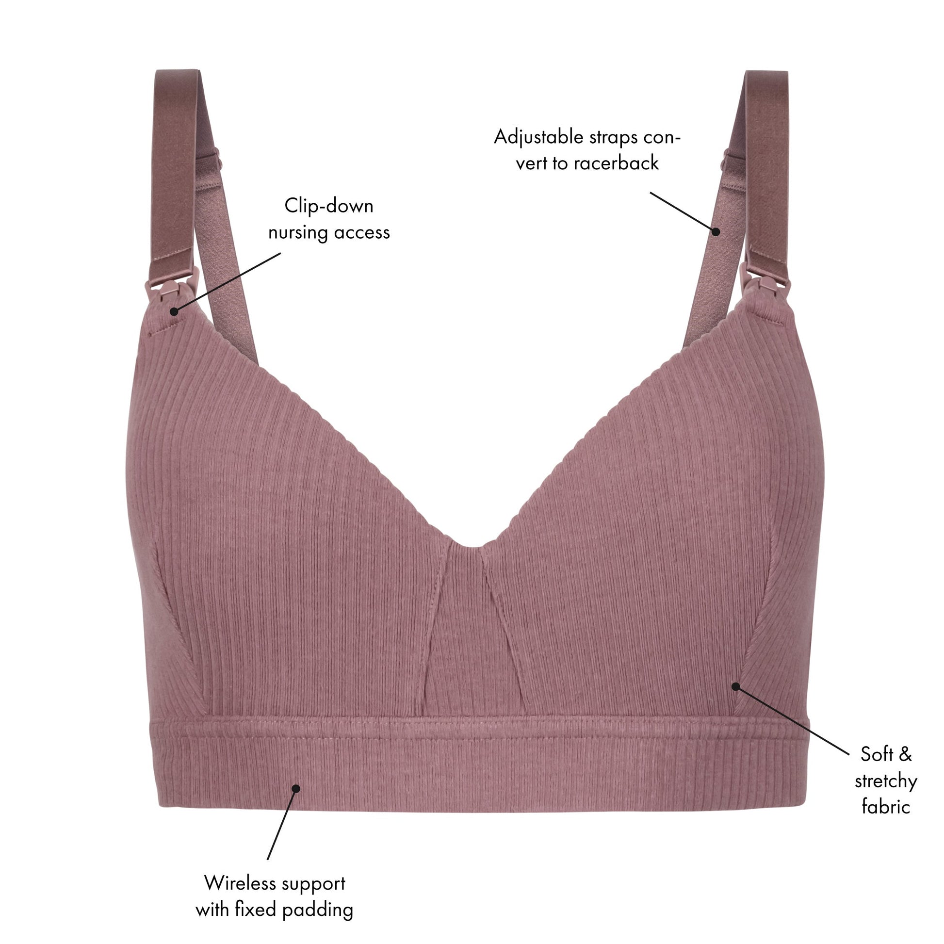 Fashion Cotton Material Pregnant Women's Breastfeeding Bra