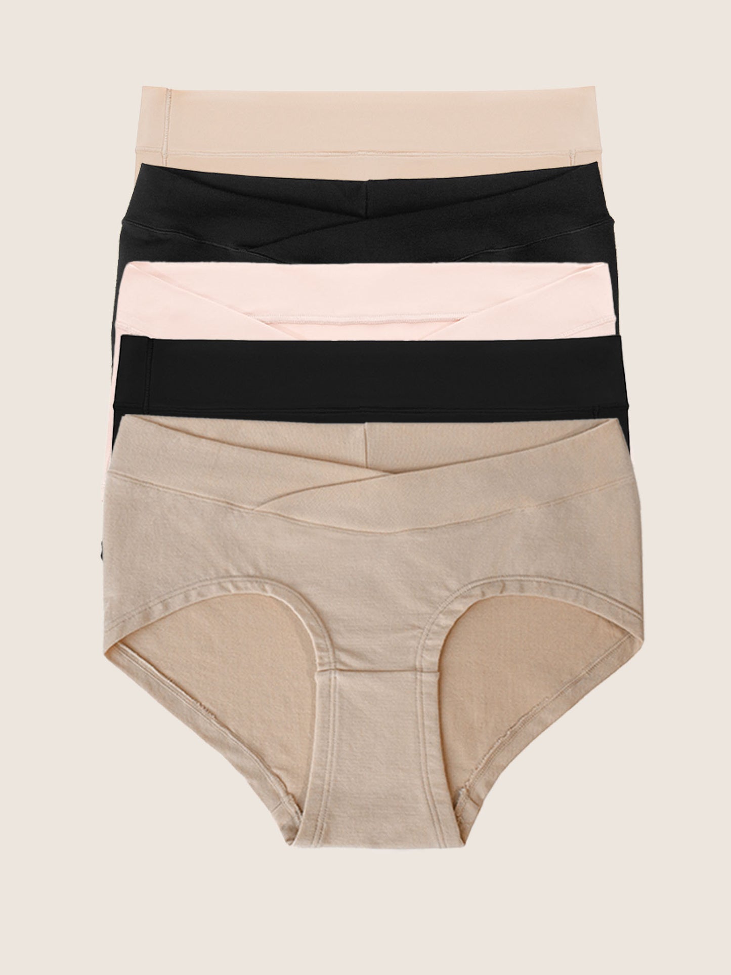 Under-the-Bump Bikini Underwear Pack  Low Rise Style - Neutrals - Kindred  Bravely