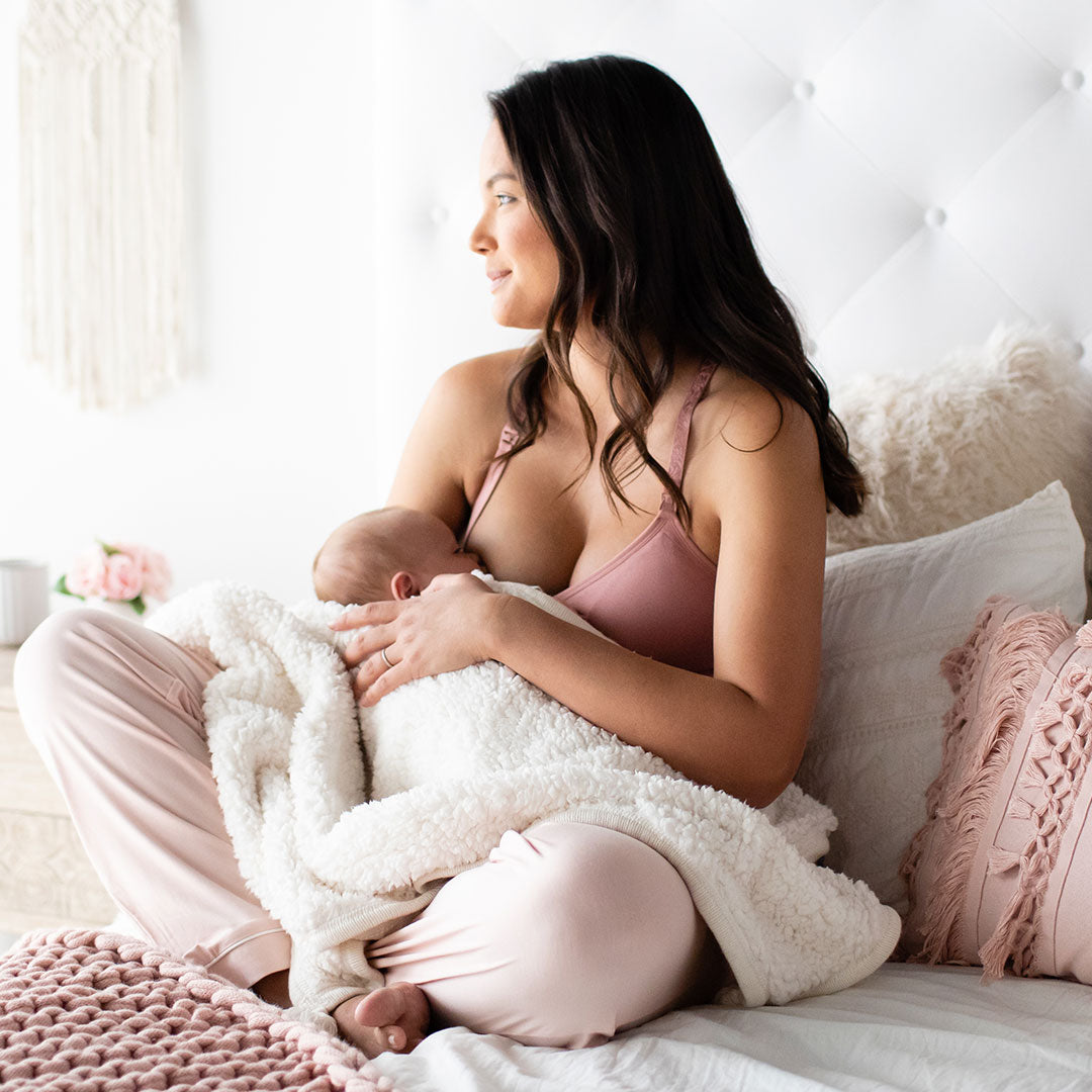 Women's Lace Nursing Bra Wireless Sleeping Maternity Bras