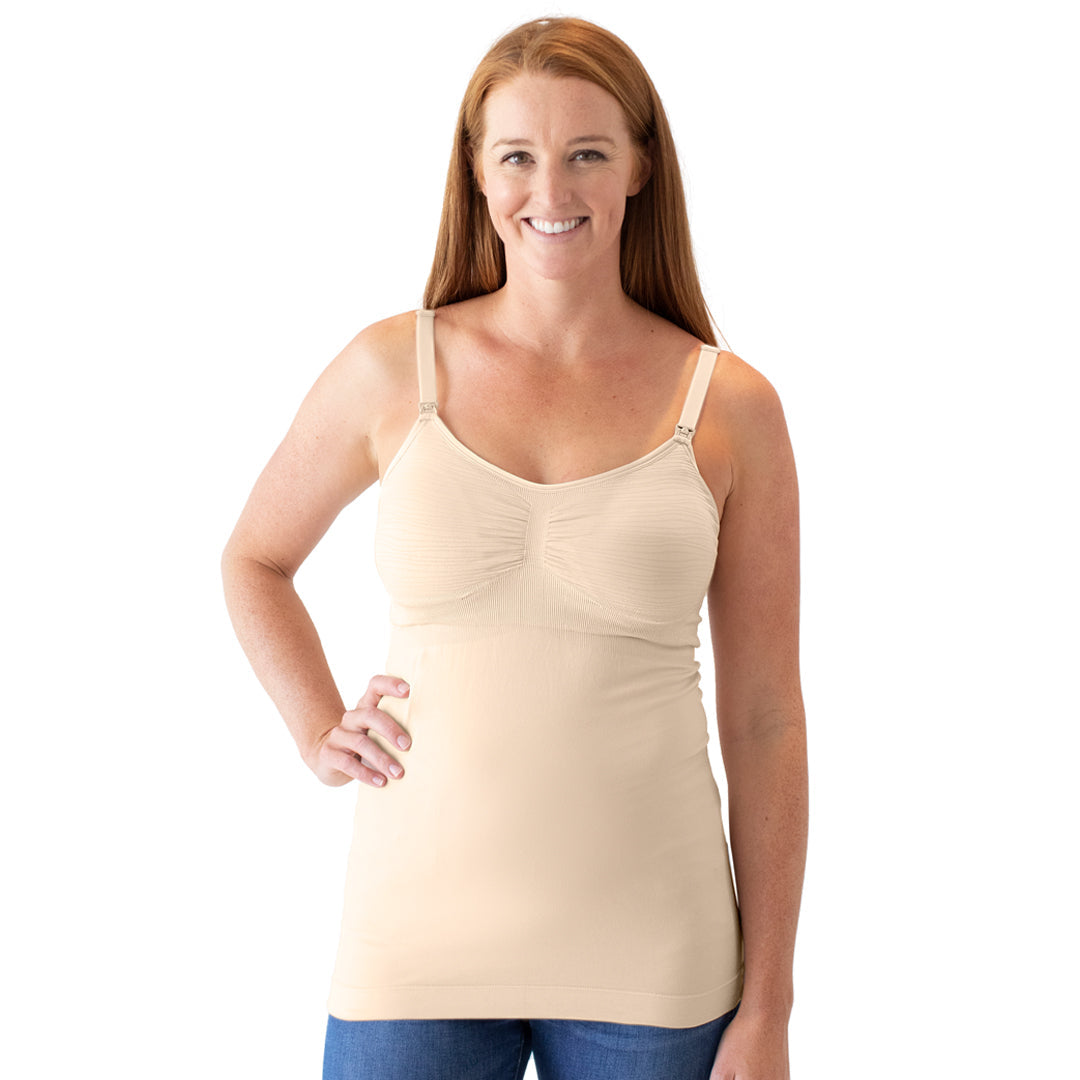 Kindred Bravely Sublime Hands Free Busty Pumping Tank  Patented All-in-One  Pumping & Nursing Tank Top for F,G,H,I Cups (Beige, XX-Large-Busty) - Yahoo  Shopping