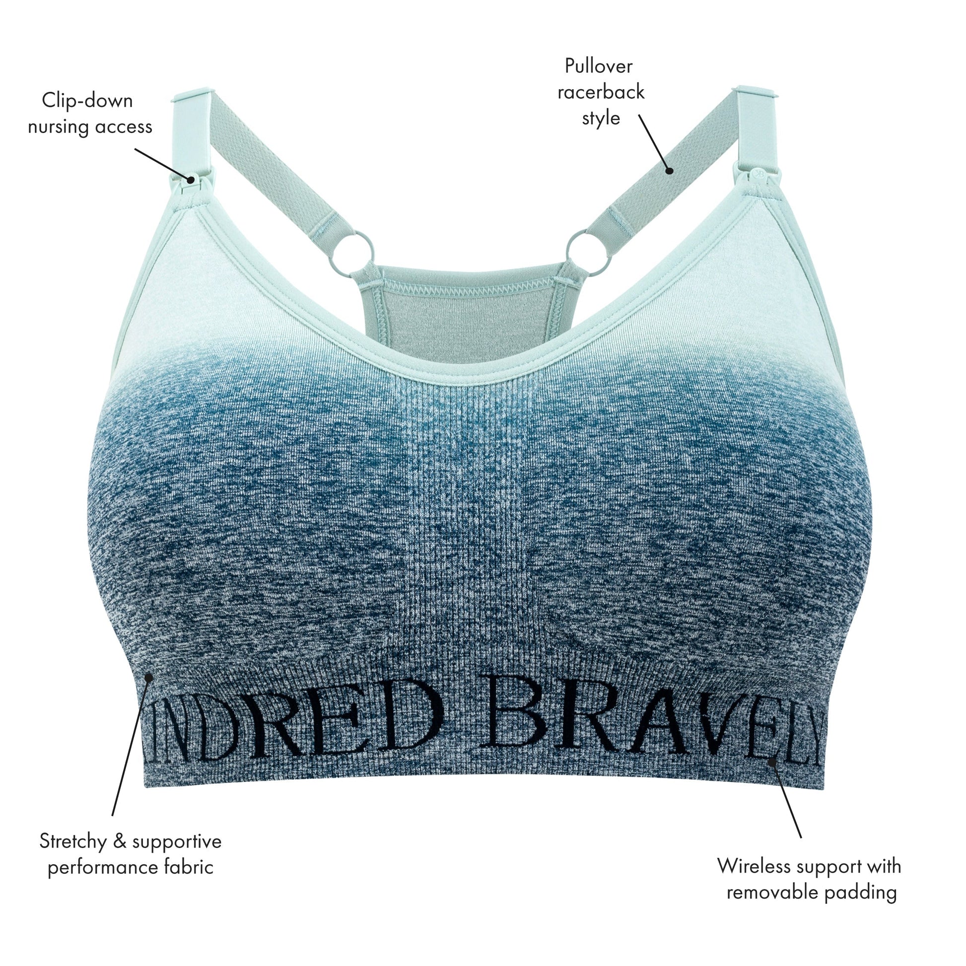 Bras For Women Full-Coverage Pullover Stretch-Knit Bra Best