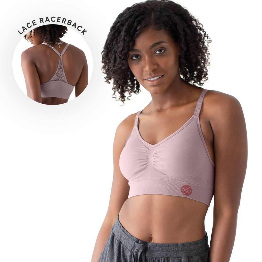 Lily of France Wire Free Sports Bra Size 34 D