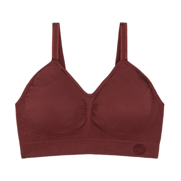 Plain Cotton And Lycra And Hosiery Ladies Maroon Bra at Rs 38