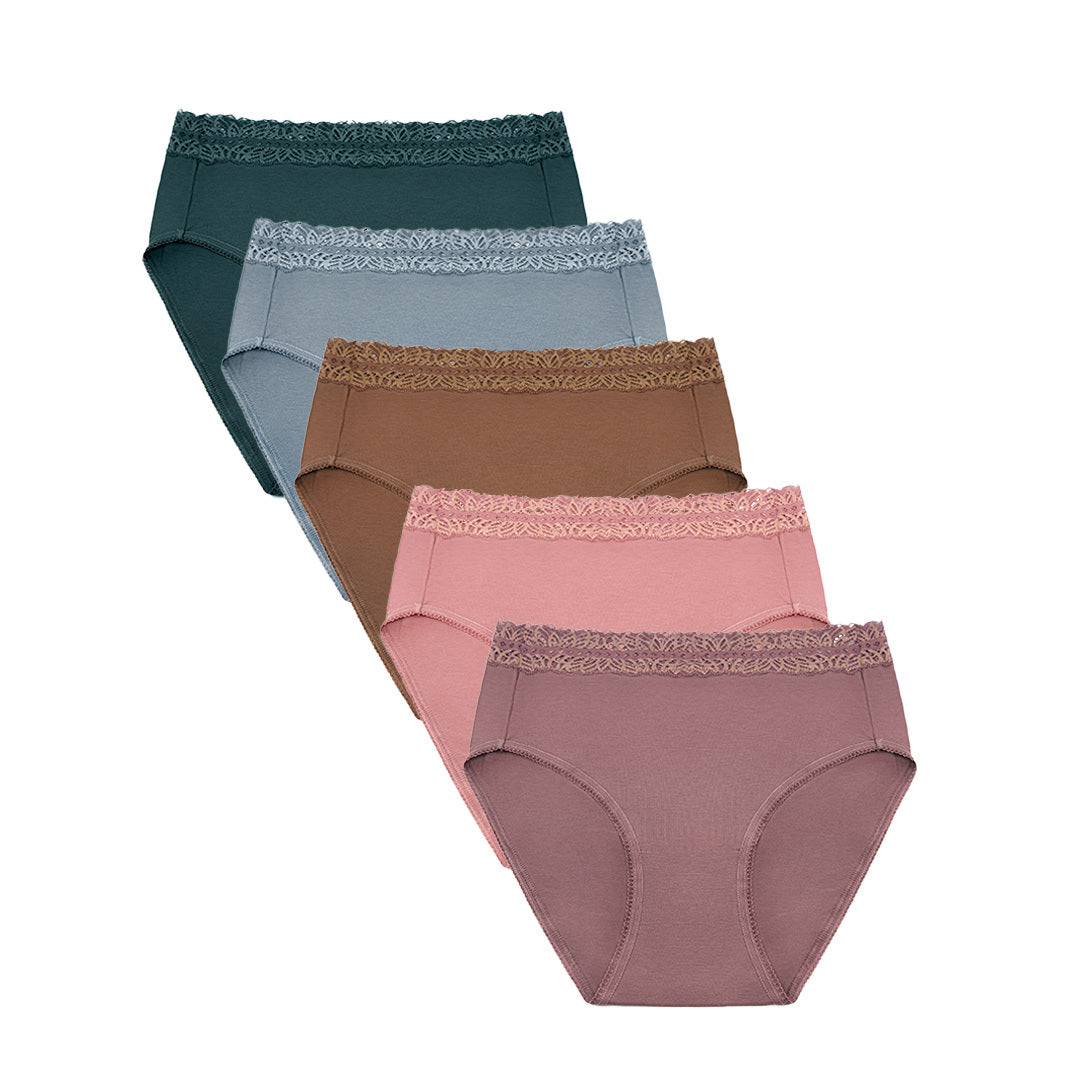 The High-Rise [Pack of Five] – Lily Intimates