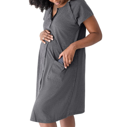 Kindred Bravely Women's Universal Labor & Delivery Gown - Black 1x/2x :  Target