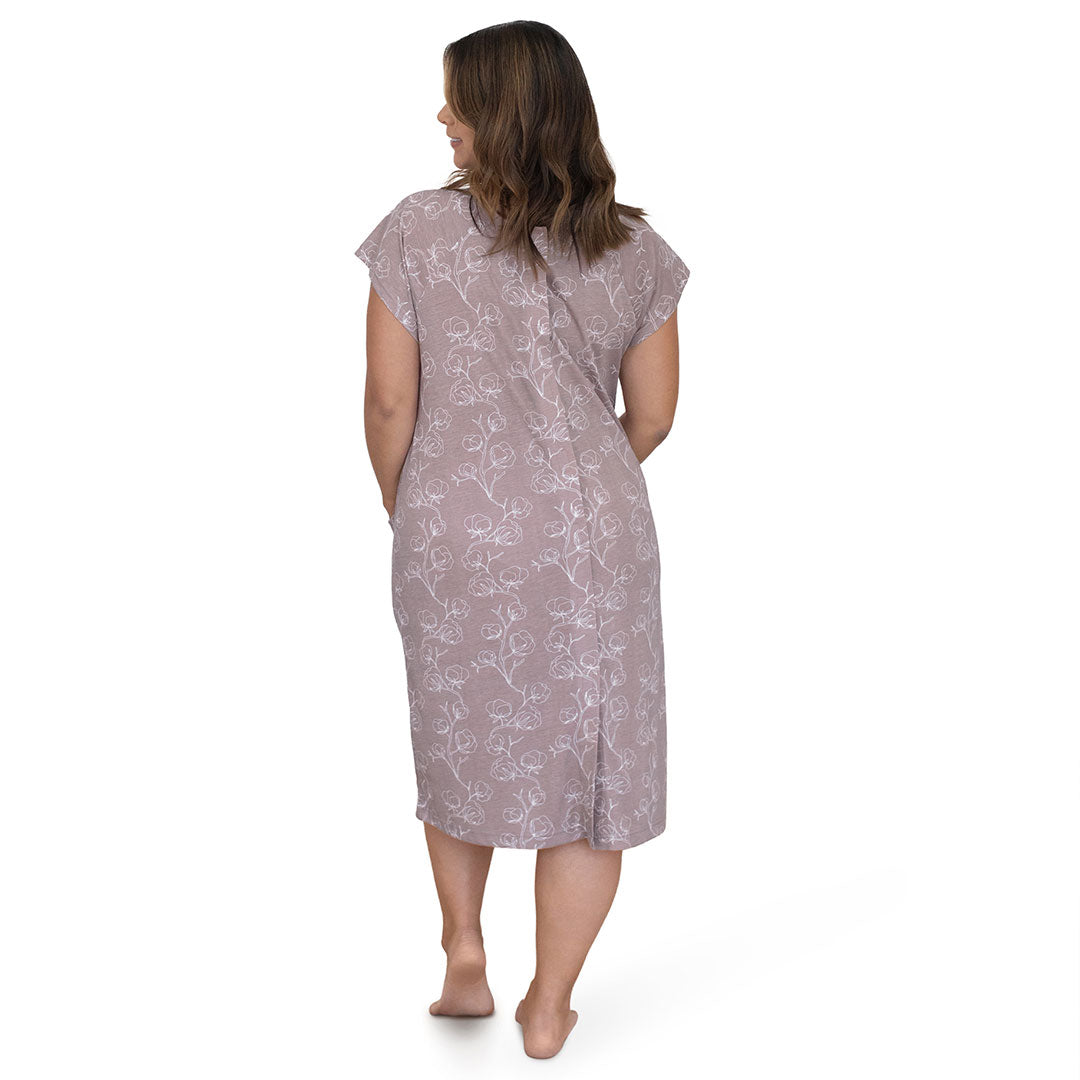 Kindred Bravely, Intimates & Sleepwear, Kindred Bravely Universal Labor  Delivery Gown In Lilac Bloom